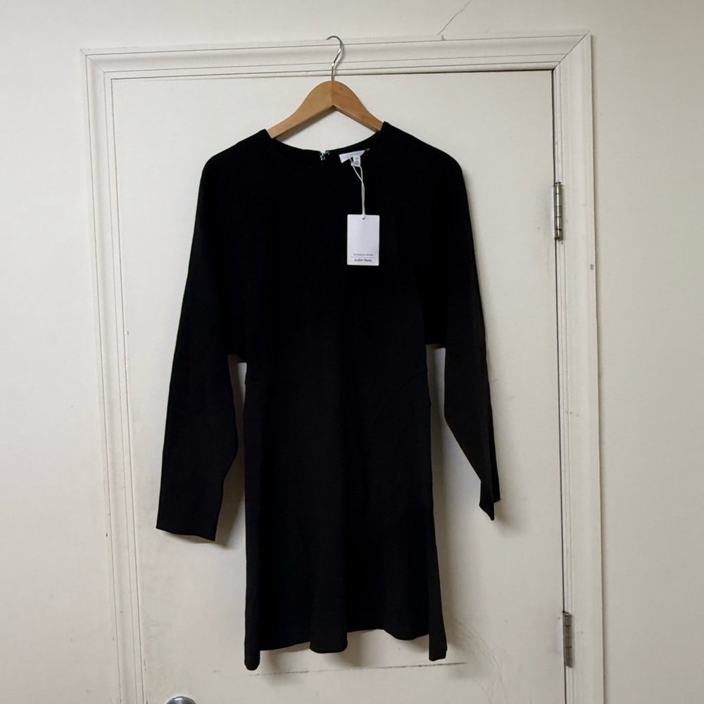 & Other Stories Black Mini Dress